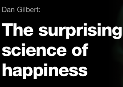 TED Talk: “The Surprising Science of Happiness”